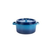 京东PLUS：YANXUAN 网易严选 100年传世系列 炖锅(22cm、2.5L、铸铁、渐变蓝)