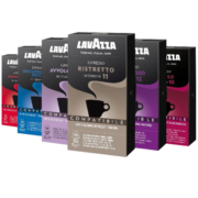 拉瓦萨（LAVAZZA） 意大利进口咖啡胶囊 nespresso多口味意式浓缩胶囊咖啡10粒/盒 老版11号Ristretto