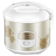 美的（Midea）电饭煲 3升 精铸发热盘 简单易控 黑晶聚能3L电饭锅 2-4人MB-WYJ301