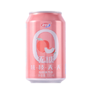88vip:宏宝莱 桃枝夭夭 0糖0脂0卡白桃味无糖汽水 330ml*12罐