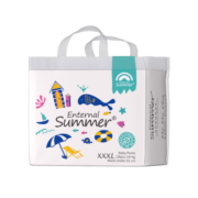 盛夏光年Summer夏日么么茶拉拉裤新生儿尿裤 超薄干爽尿不湿 拉拉裤XXXL码 26片（18-35kg）