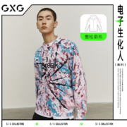 plus会员:GXG男装 生活系列 扎染针织毛衫毛衣潮