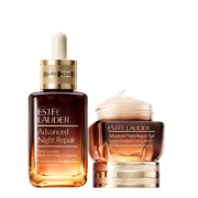 再降价：雅诗兰黛 眼面两件礼盒(棕瓶精华50ml+棕瓶眼霜15ml)护肤礼盒护肤套装+赠品