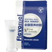 风车牧场全脂成人奶粉高钙青少年学生中老年牛奶粉 1KG/袋 家庭装