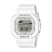 卡西欧（CASIO） BABY-G系列新款防水多功能时尚运动电子女表礼物送女友推荐 白天使BLX-560-7