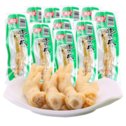 有友 泡椒凤爪 单个装 休闲追剧办公室小零食经典小吃  山椒味28g*8支