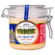 虎标俄罗斯进口椴树蜜500g 结晶蜂蜜非百花蜜进口蜜源雪蜜白蜜