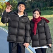 凑单302到手 骆驼羽绒服男女同款