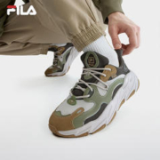 FILA 斐乐 官方WAVE男鞋跑步鞋2023秋季新款复古运动鞋海浪老爹鞋