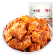 百草味川辣四川特产牛肉脯休闲零食小吃 麻辣味牛板筋125g/袋