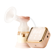 小白熊 吸奶器电动 锂电池可充电式吸乳器低音无痛吸奶器HL-3023/HL-0851粉金版 低音无痛HL-0851粉金版