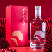 谷养康 粮食酒 双11钜惠 清香高粱酒 0添加纯粮酒 白酒整箱礼盒装酒水 52度整箱装500ml*6（节庆红盒）