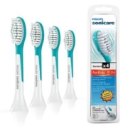 PHILIPS 飞利浦 Sonicare系列 HX6044/33 电动牙刷刷头 白色/青绿色 四只装
