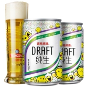 TsingTao 青岛啤酒 纯生系列 10度啤酒mini罐 200ml*24听