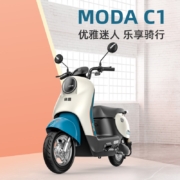 10日20点、88VIP：LUYUAN 绿源 MODA C1 电动摩托车 靠背板