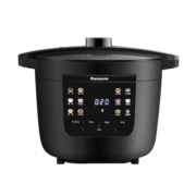 松下（Panasonic） 电压力锅家用焗鲜锅PC401多功能压力电饭煲4L大容量电高压锅1-6人智能高压锅 NF-PC401-K 4L