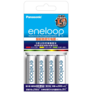 爱乐普（eneloop）充电电池5号五号4节高性能套装适用相机玩具仪器KJ55MCC40C含55快速充电器