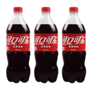 京喜特价：Coca-Cola 可口可乐 含糖汽水 888ml*3瓶