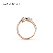 施华洛世奇（SWAROVSKI）【品牌官方直售】 施华洛世奇  LIFELONG HRT挚爱璀璨戒指 璀璨 镀金色 58mm-18号 5535403
