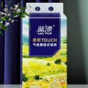 Lam Pure 蓝漂 悬挂式抽取本色卫生纸  1提1200张