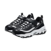 SKECHERS 斯凯奇 664062L/BKW 儿童休闲运动鞋 黑色/白色 27.5码