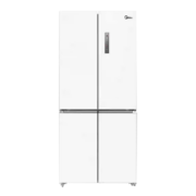 美的(Midea)冰箱美的60cm超薄嵌入冰箱483升十字双开门四门超薄嵌入大容量白色BCD-483WSPZM(E)