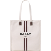 巴利（BALLY）经典条纹托特包手提袋单肩包 自然色  6300068