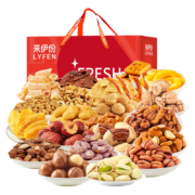 来伊份 百分礼盒2050g（荤素搭配100包）