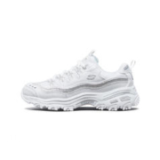 SKECHERS 斯凯奇 熊猫鞋女鞋新款小白鞋厚底运动鞋休闲鞋11923-WSL