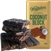 Whittaker's 惠特克 新西兰原装进口巧克力制品喜糖零食送礼糖果休闲零食袋装临期1月 惠特克椰子牛奶巧克力200g