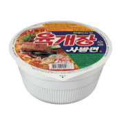 PLUS会员，概率券:农心 韩国进口 辣牛肉味汤拉面86g*6碗+凑单