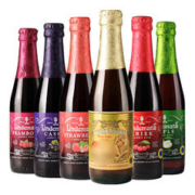 Lindemans 林德曼 果味缤纷 精酿果啤 啤酒 250ml*6瓶 礼盒 比利时进口