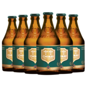 智美（Chimay）绿帽 修道士精酿 啤酒 330ml*6瓶 比利时进口