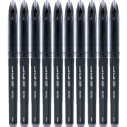 三菱（Uni）黑科技AIR签字中性笔uni-ball漫画笔草图笔绘图笔UBA-188M黑色0.5mm 12支装