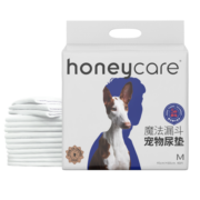 HONEYCARE好命天生宠物狗狗尿垫猫猫隔尿垫片尿不湿 魔法漏斗除味狗尿布 魔法漏斗（M-40片）