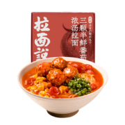 概率券、plus会员:拉面说 浓汤三颗半番茄速食拉面  235.4g/盒