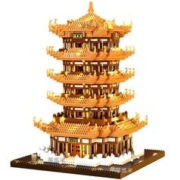 25日11点：乐琪兔 积木黄鹤楼 2500颗粒