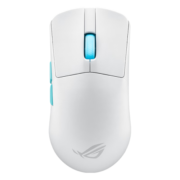 ROG龙鳞Ace X AimLab合作版游戏鼠标 AimPoint 36k旗舰级传感器 轻量化54g 无线三模 speednova技术 月耀白