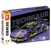 森宝积木 1:18兰博大牛跑车715304