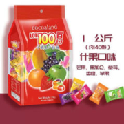 Cocoaland 一百份 LOT100）果汁软糖qq糖橡皮糖浓缩水果软糖1kg-约140颗