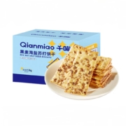 PLUS会员、概率券: 千喵 黑麦海盐苏打饼干 1500g