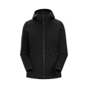 ARC'TERYX 始祖鸟 欧洲直邮ARC'TERYX/始祖鸟KYANITE女士黑色立领长袖连帽夹克外套