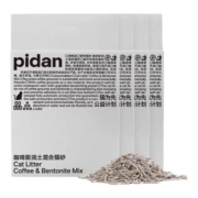 pidan猫砂咖啡砂膨润土豆腐混合砂2.4kg-四包清洁除臭猫砂混合砂