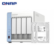 京东PLUS：QNAP 威联通 TS-462C 4盘位NAS（赛扬N4505、4GB）8TB*2