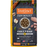 INSTINCT天然百利猫粮 增肥进口全价冻干双拼粮宠物小幼猫成猫全阶段猫粮  原食生鲜鸡肉全猫粮 10磅/4.5kg