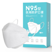 PLUS会员、概率券: XANR N95级医用防护口罩 3D立体鱼嘴型 50只