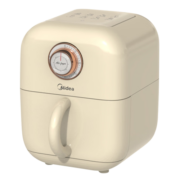 美的（Midea）空气炸锅 家用大容量 多功能定时 智能全自动 不粘大功率 空气烤箱 煎炸锅电炸锅 小魔方·3升旋钮款KZ30Q1-402W 双旋钮控温定时