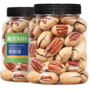 蜜禾（食品） 蜜禾奶油味碧根果500g罐装坚果中秋礼品炒货孕妇儿童办公室休闲小零食