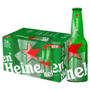 喜力（Heineken）经典铝瓶啤酒 330ml*24瓶 整箱装