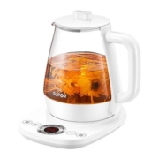 苏泊尔养生壶1.5L家用全自动玻璃电煮茶壶煮茶器多功能养身烧水壶